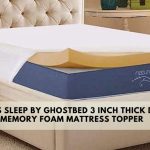 Nature’s Sleep by GhostBed 3 Inch Thick Density Memory Foam Mattress Topper