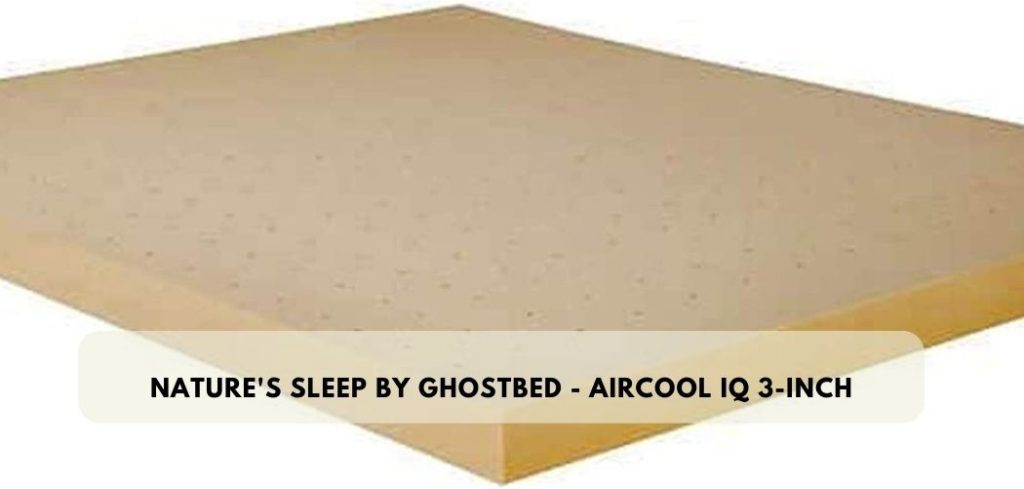Nature's Sleep by GhostBed - AirCool IQ 3-Inch